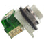 Used Schneider Electric 9001KR3GH5 Green Momentary Push Button ø30mm, 1NO, 600VAC 10A