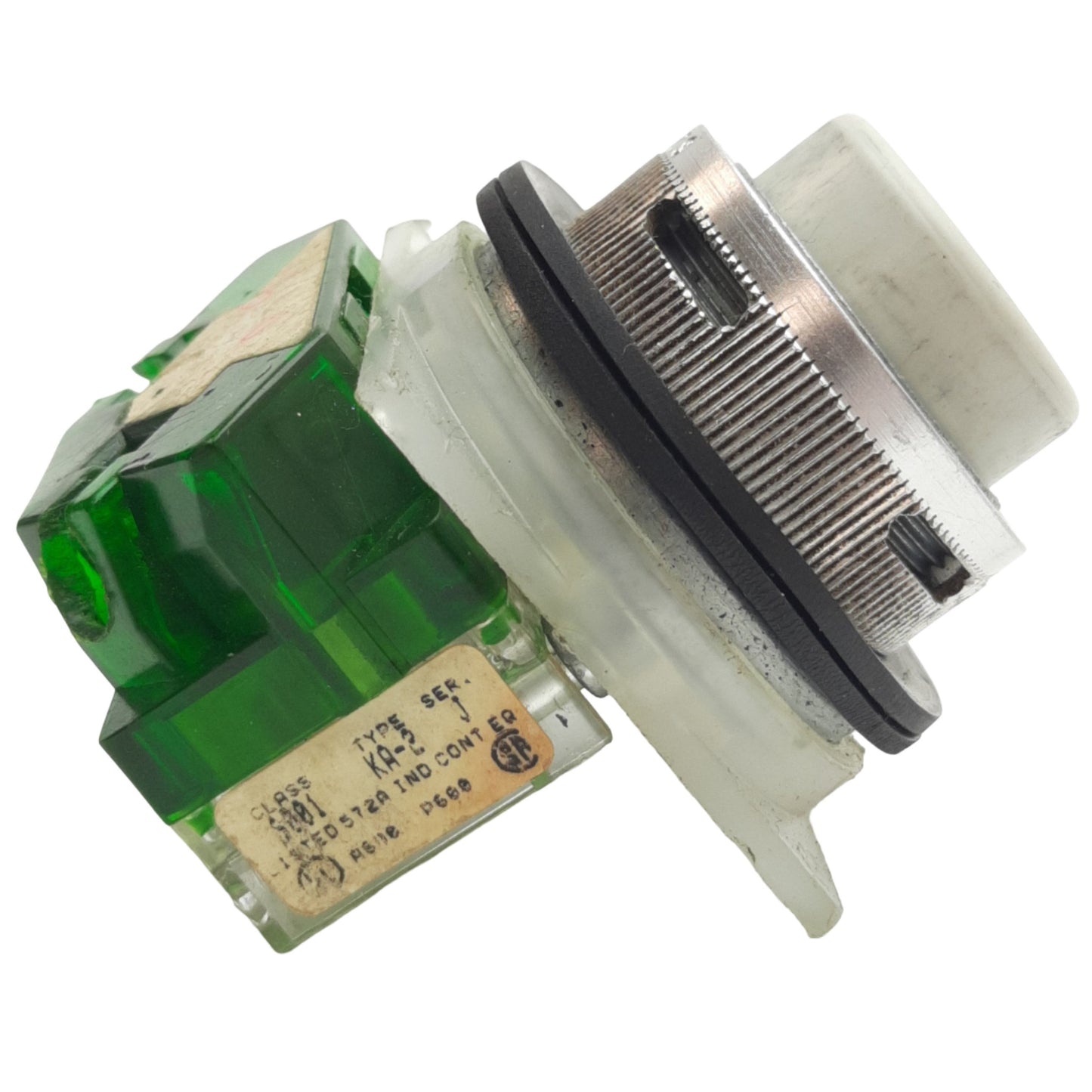 Used Schneider Electric 9001KR3GH5 Green Momentary Push Button ø30mm, 1NO, 600VAC 10A