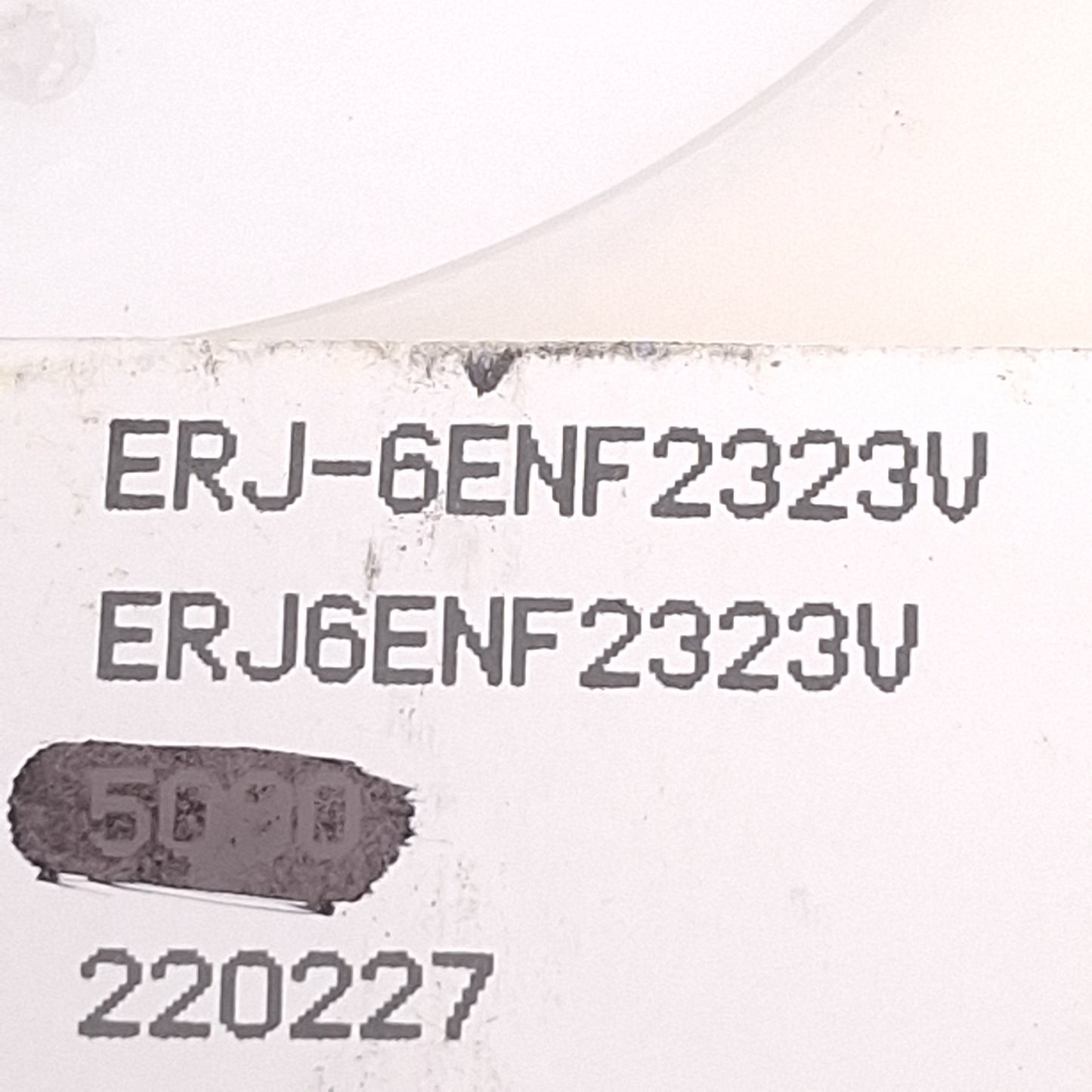 New Lot of 4750 Panasonic ERJ-6ENF2323V Chip Resistor, 232k Ohms ± 1%, 0.125W