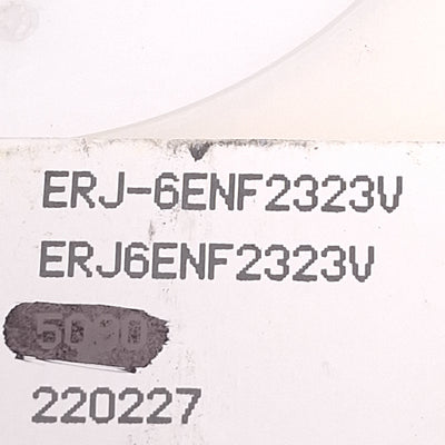 New Lot of 4750 Panasonic ERJ-6ENF2323V Chip Resistor, 232k Ohms ± 1%, 0.125W