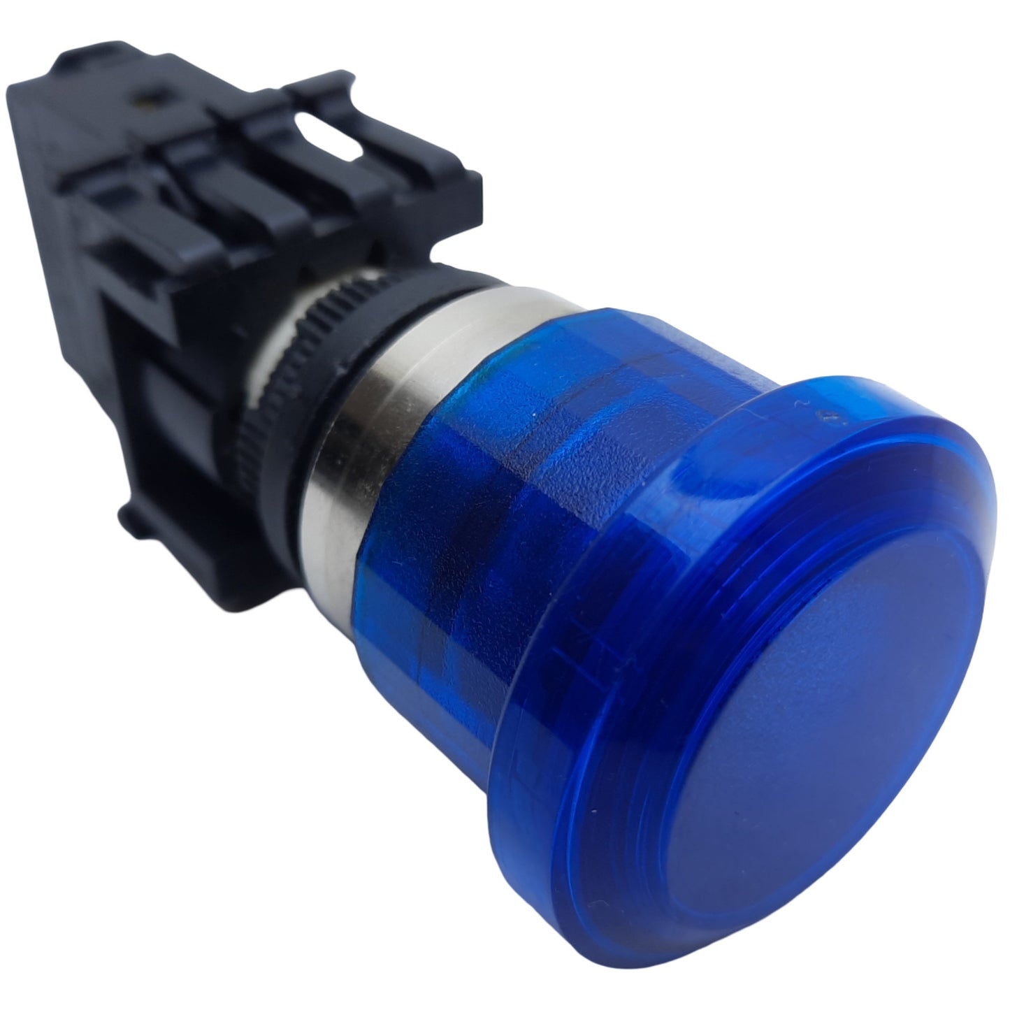 Used Allen Bradley 800ES-LMP26 Push-Pull Button, Blue, ø22.5mm, 3W 120V AC *No Bulb*