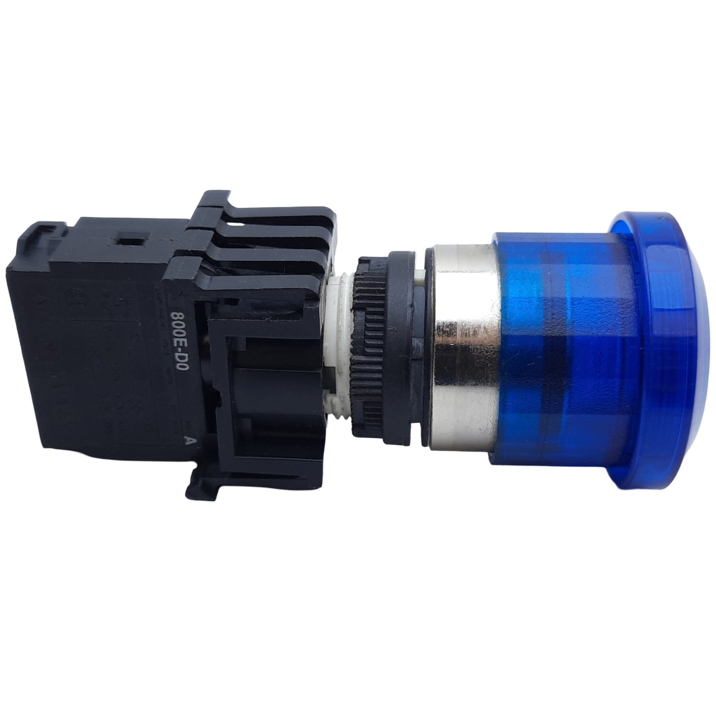 Used Allen Bradley 800ES-LMP26 Push-Pull Button, Blue, ø22.5mm, 3W 120V AC *No Bulb*