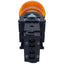 Used Allen Bradley 800ES-LMP25 Push-Pull Button, Amber, ø22.5mm, 3W 120V AC *No Bulb*
