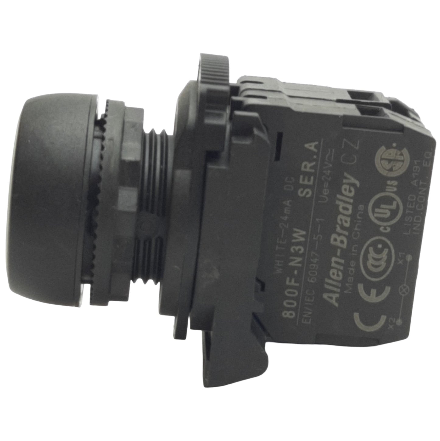 Used Allen Bradley 800FP-LF7 Clear Momentary Push Button ø22mm, 1NO, 690V 10A