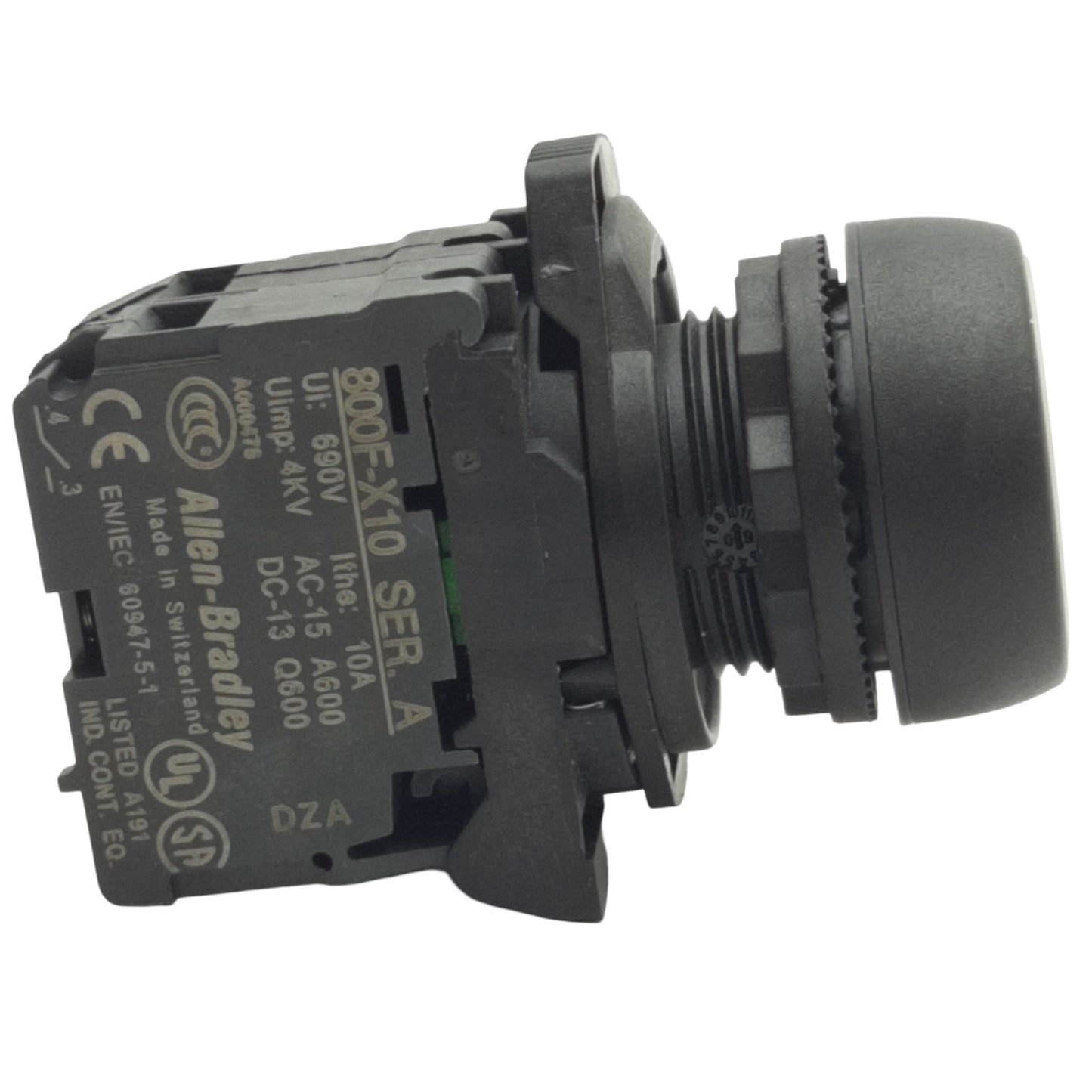 Used Allen Bradley 800FP-LF7 Clear Momentary Push Button ø22mm, 1NO, 690V 10A