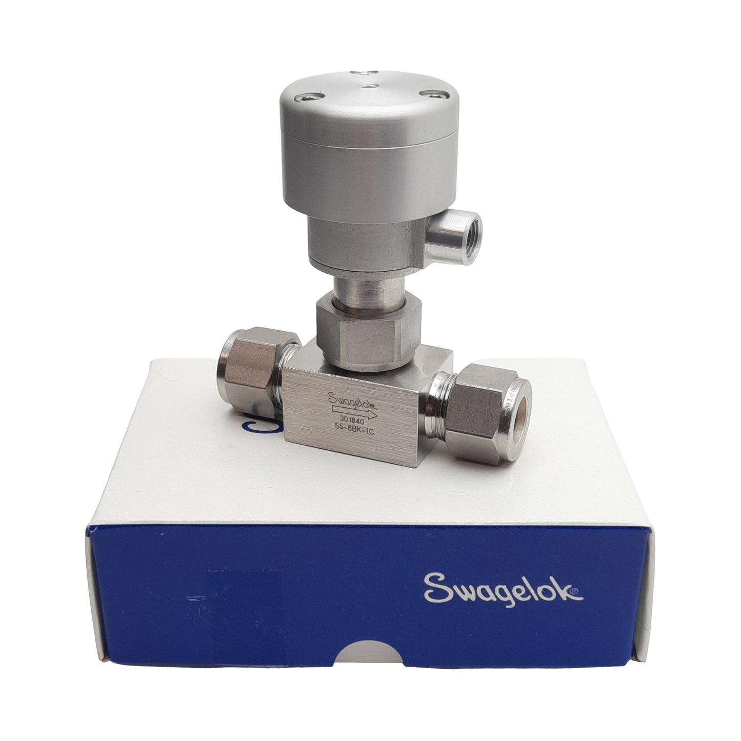 New Swagelok SS-8BK-1C Bellows Sealed Gasket Valve, 2-Way NC, ø1/2in Tube, 125psig