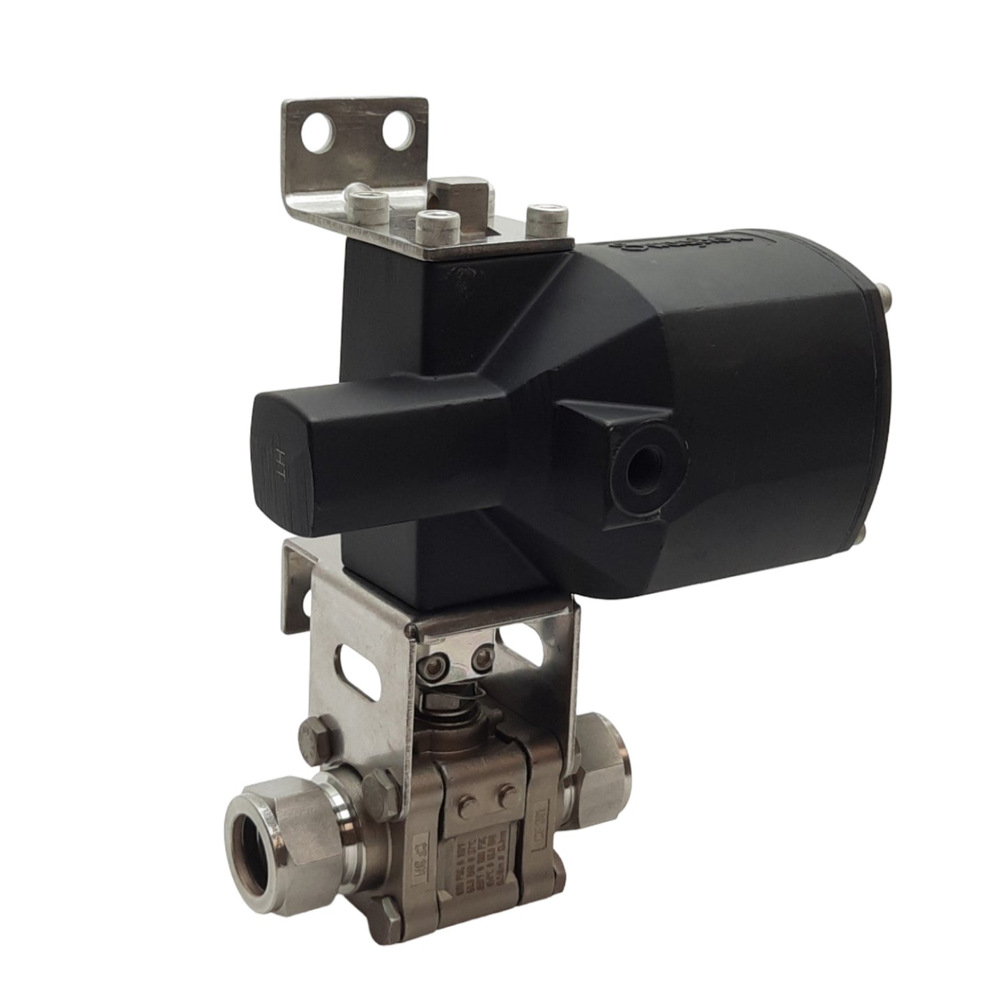 Used Swagelok SS-T63MS12-33DHT Ball Valve w/ 133DA Actuator, 3/4in OD Tube, 1000psig