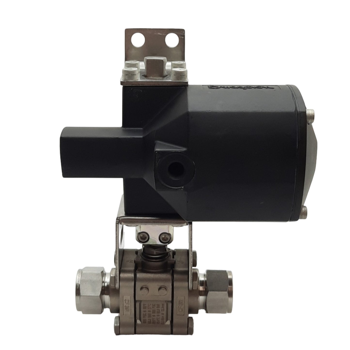 Used Swagelok SS-T63MS12-33DHT Ball Valve w/ 133DA Actuator, 3/4in OD Tube, 1000psig