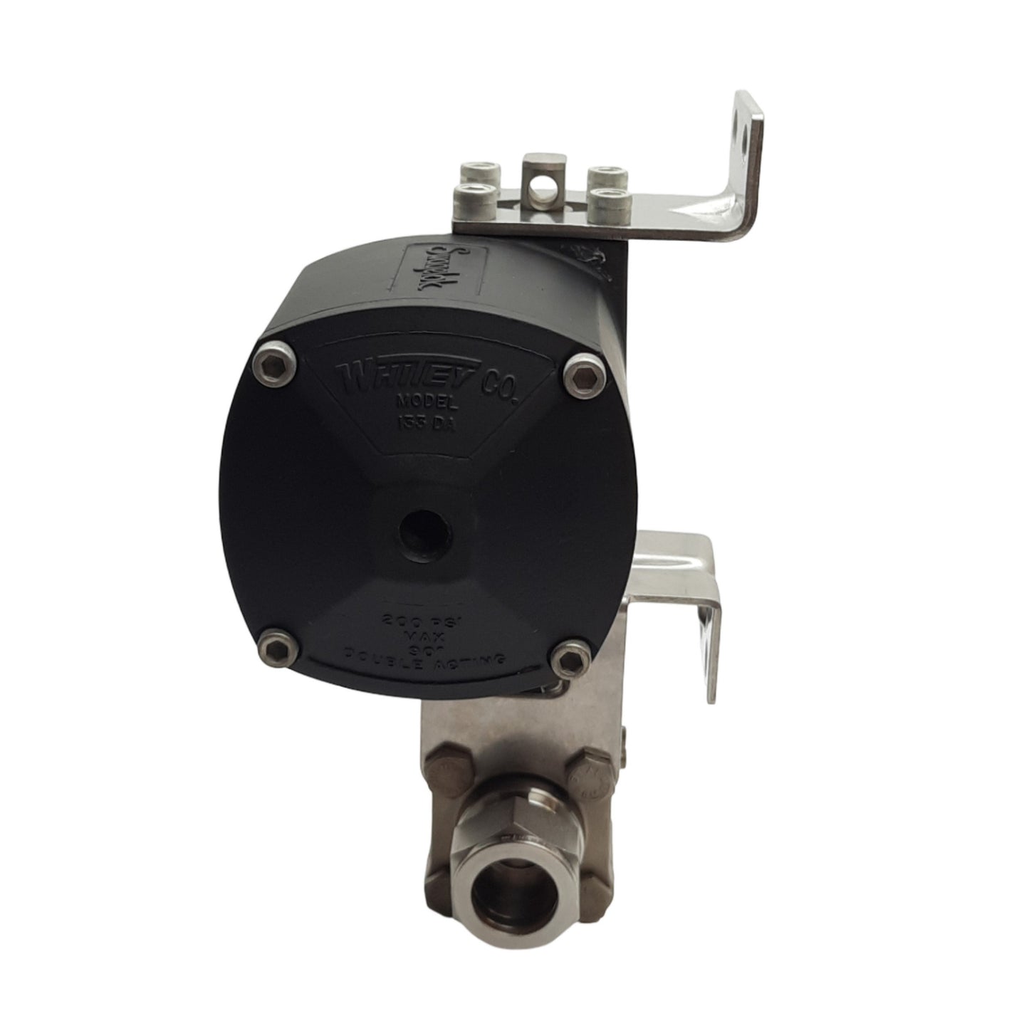 Used Swagelok SS-T63MS12-33DHT Ball Valve w/ 133DA Actuator, 3/4in OD Tube, 1000psig