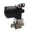 Used Swagelok SS-T63MS12-33DHT Ball Valve w/ 133DA Actuator, 3/4in OD Tube, 1000psig