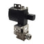 Used Swagelok SS-T63MS12-33DHT Ball Valve w/ 133DA Actuator, 3/4in OD Tube, 1000psig