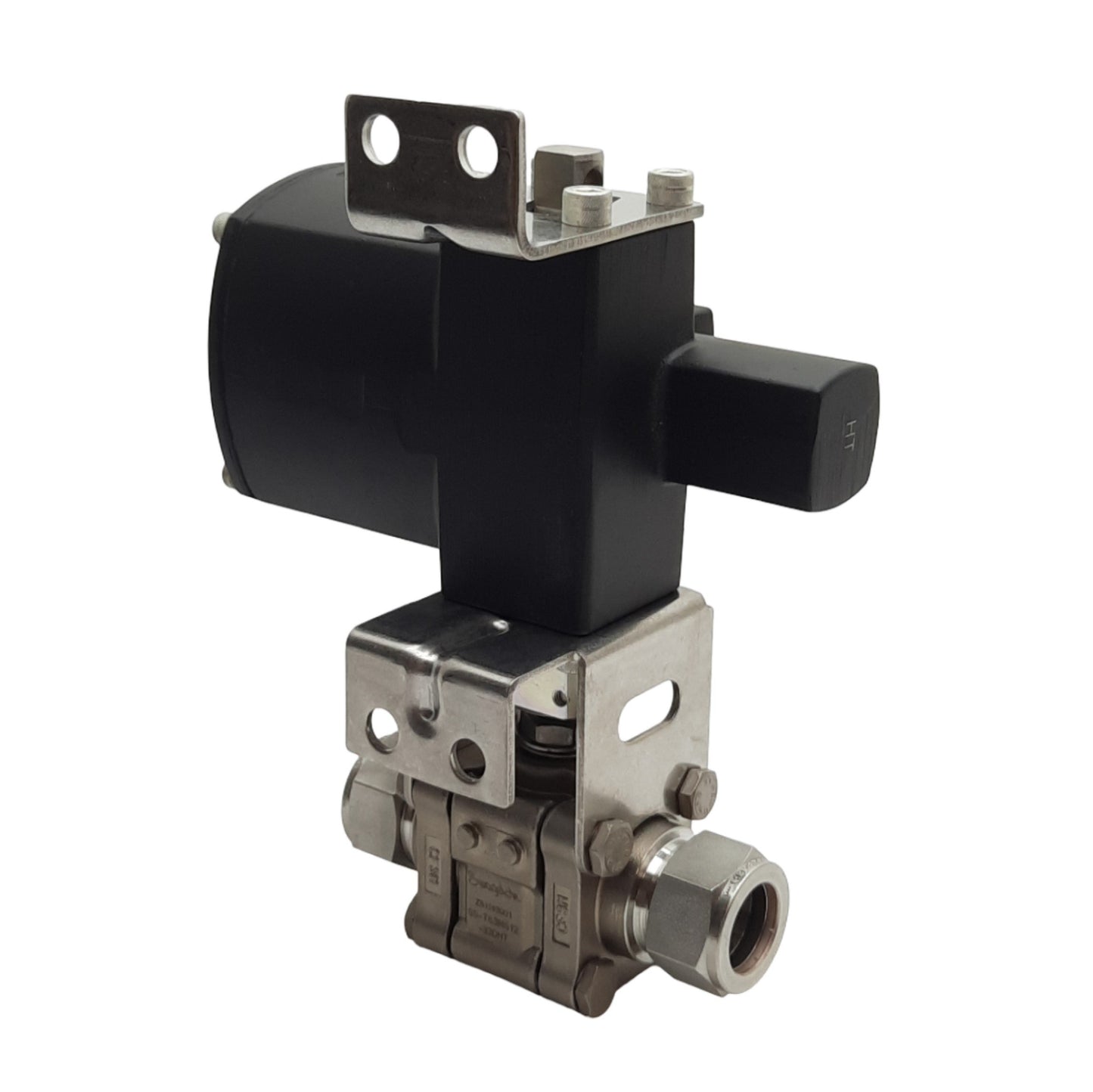 Used Swagelok SS-T63MS12-33DHT Ball Valve w/ 133DA Actuator, 3/4in OD Tube, 1000psig