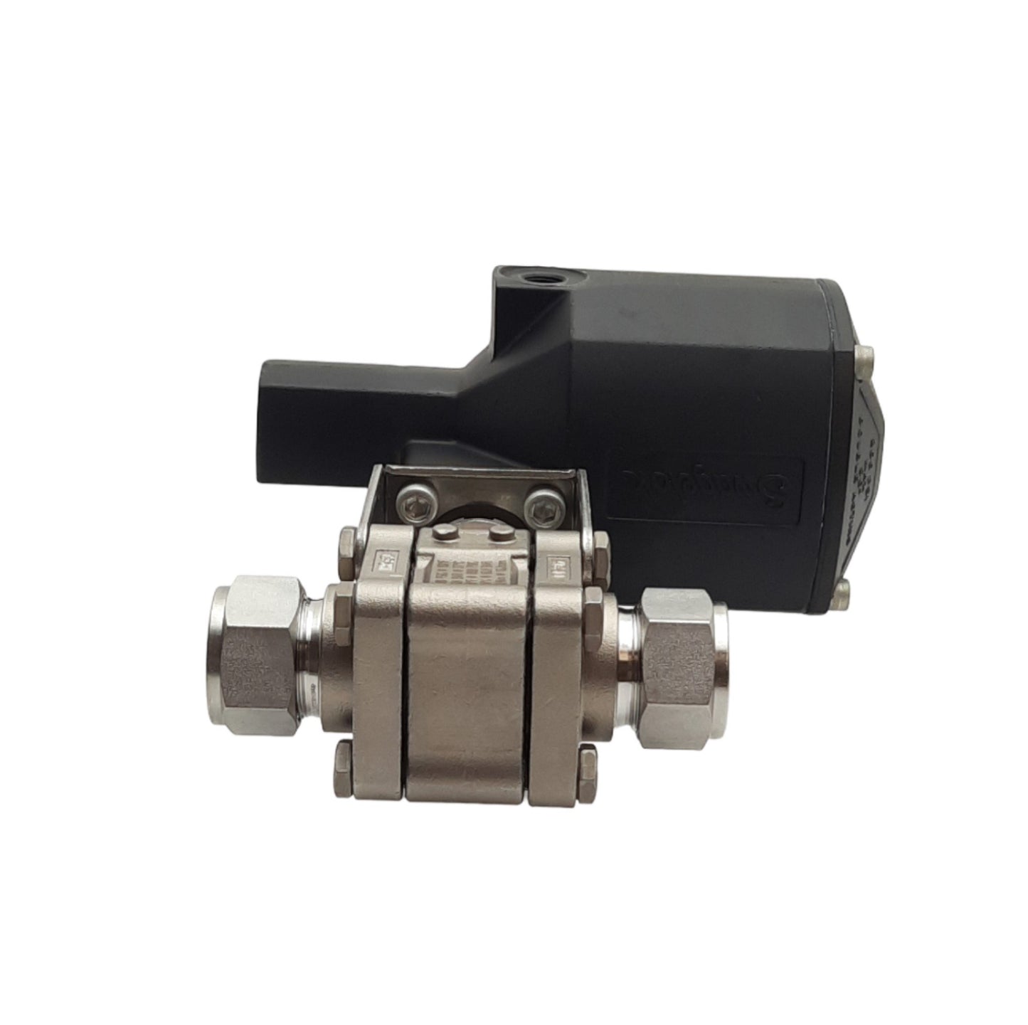 Used Swagelok SS-T63MS12-33DHT Ball Valve w/ 133DA Actuator, 3/4in OD Tube, 1000psig
