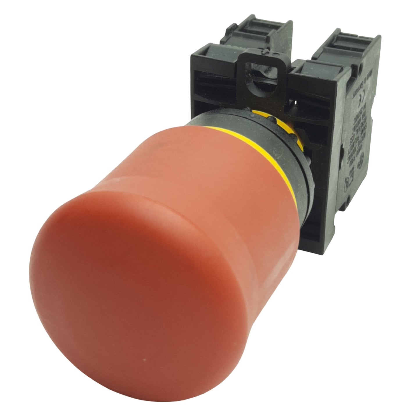 Used EATON M22-PV-K12 E-Stop Maintained Push Button ø22.5mm, 1NO+1NC, 600VAC 10A