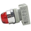 Used IDEC APW299D-R-24V Red Pilot Light ø22, 24VAC/DC Lamp, Dome Shape Lens