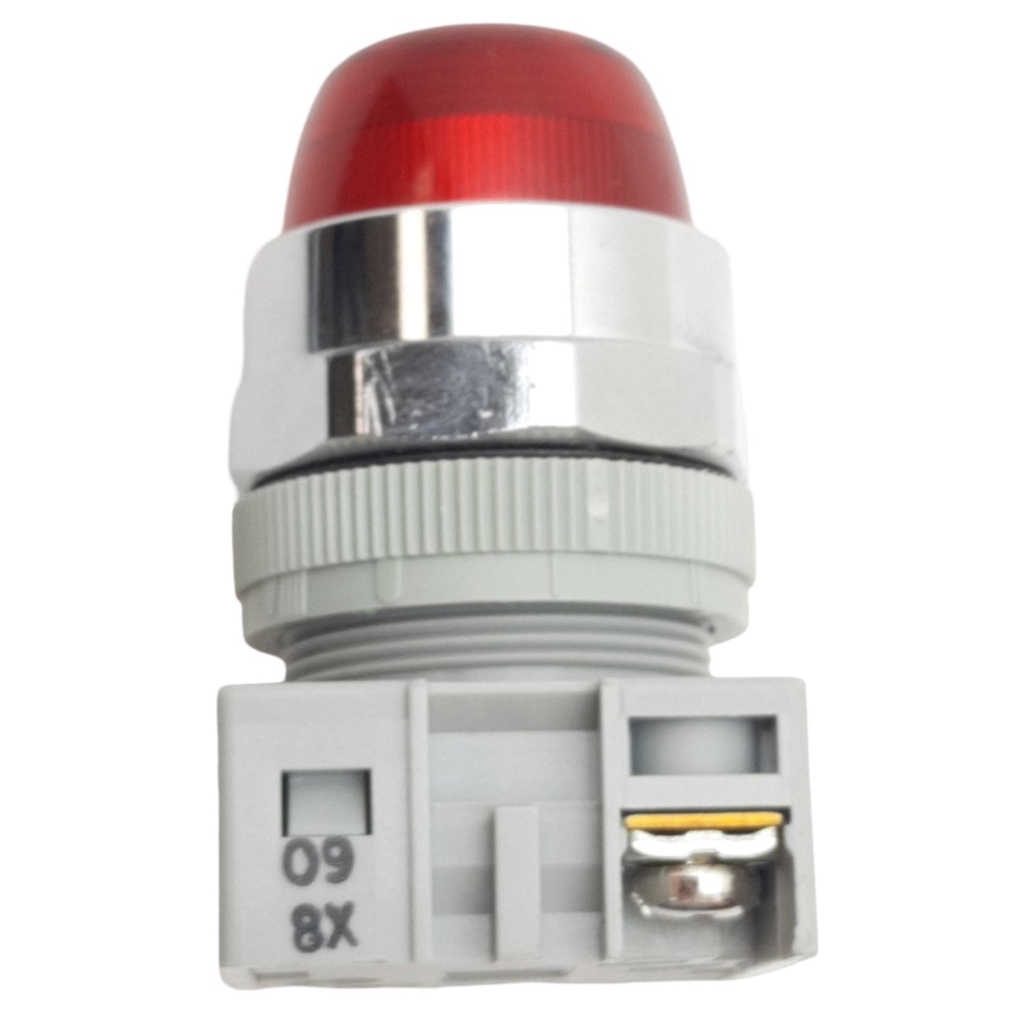 Used IDEC APW299D-R-24V Red Pilot Light ø22, 24VAC/DC Lamp, Dome Shape Lens