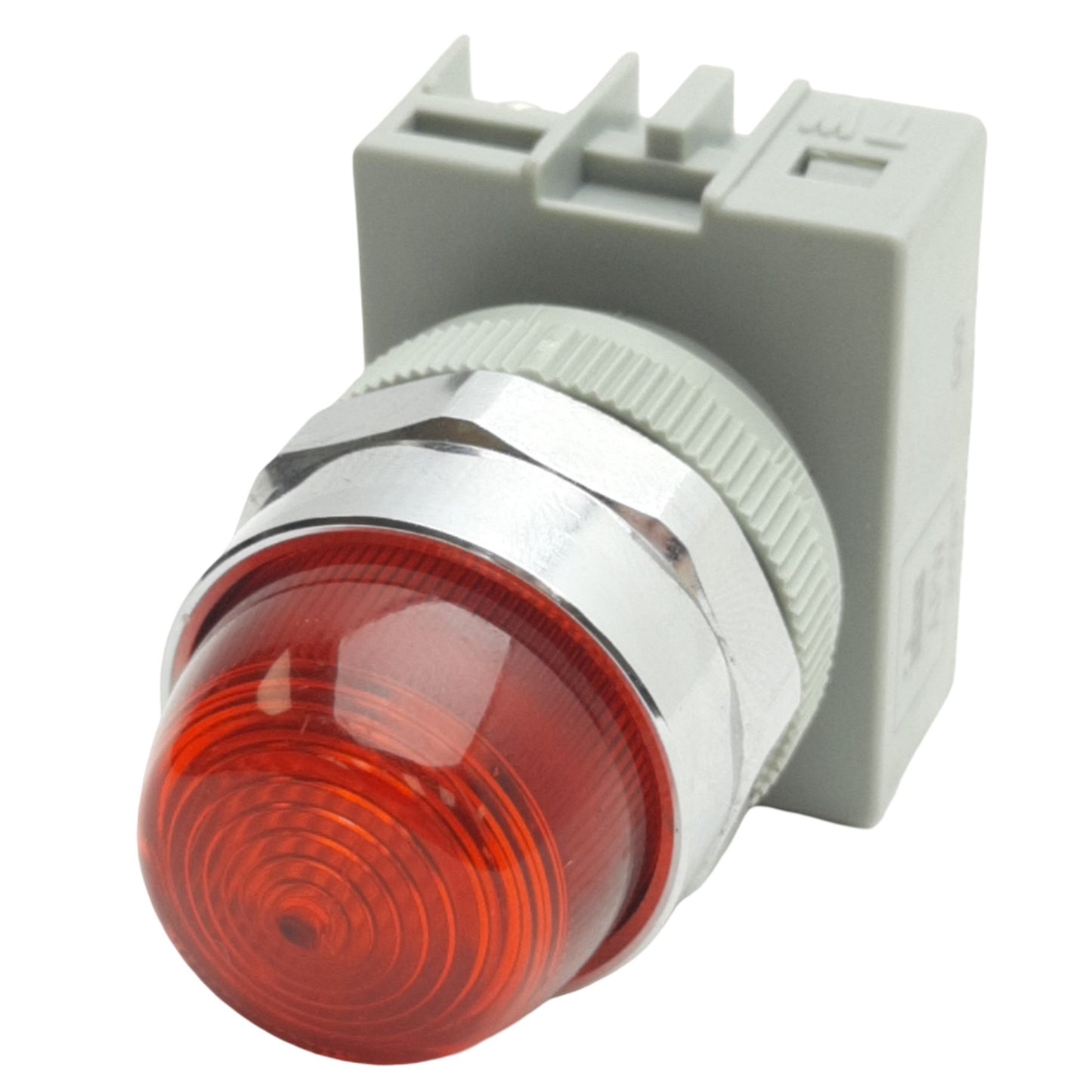 Used IDEC APW299D-R-120V Red Pilot Light ø22mm, 120VAC/DC Lamp, Dome Shape Lens