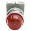 Used IDEC APW299D-R-120V Red Pilot Light ø22mm, 120VAC/DC Lamp, Dome Shape Lens
