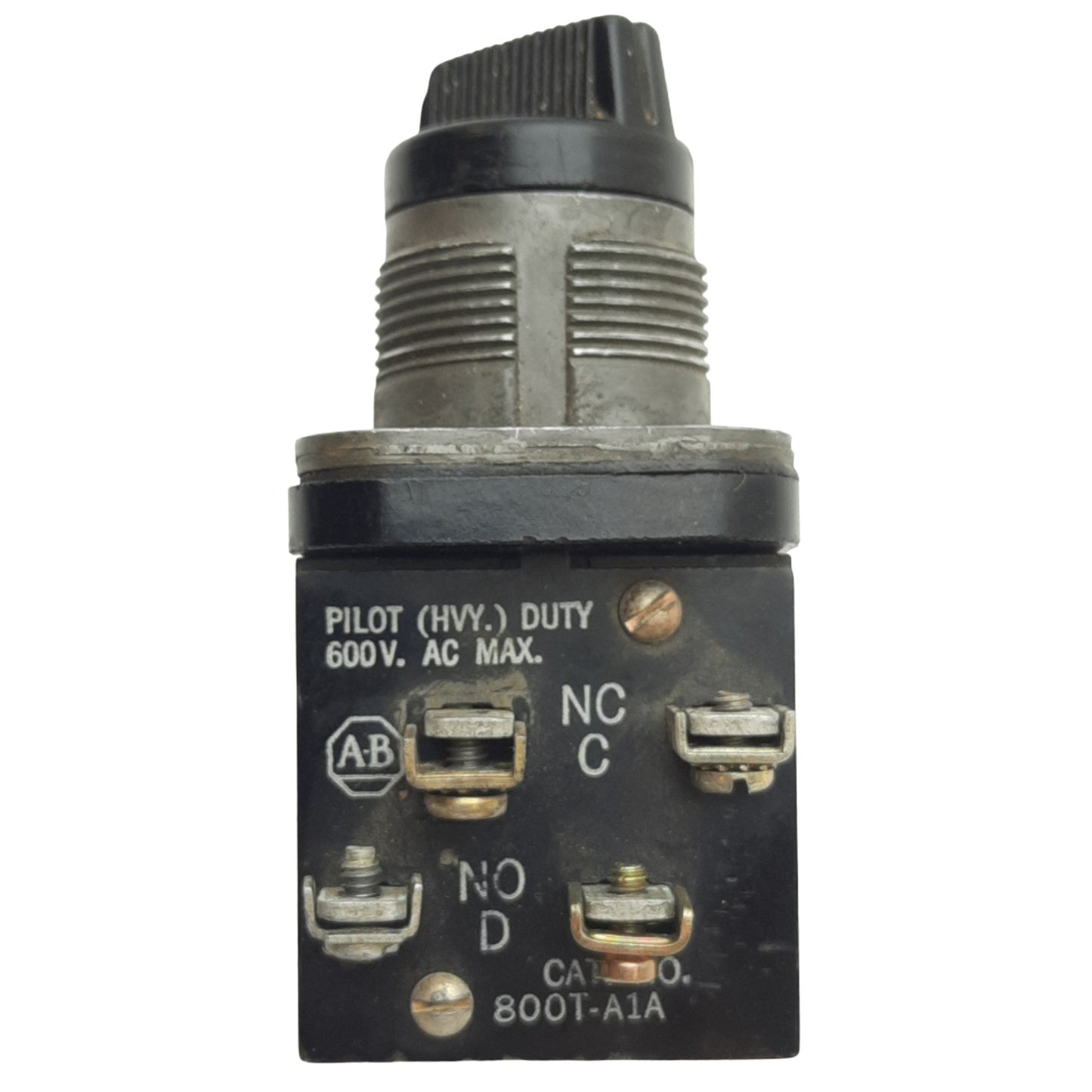 Used Allen Bradley 800T-H2A 2-Position Maintained Selector Switch ø30mm, 1NO+1NC