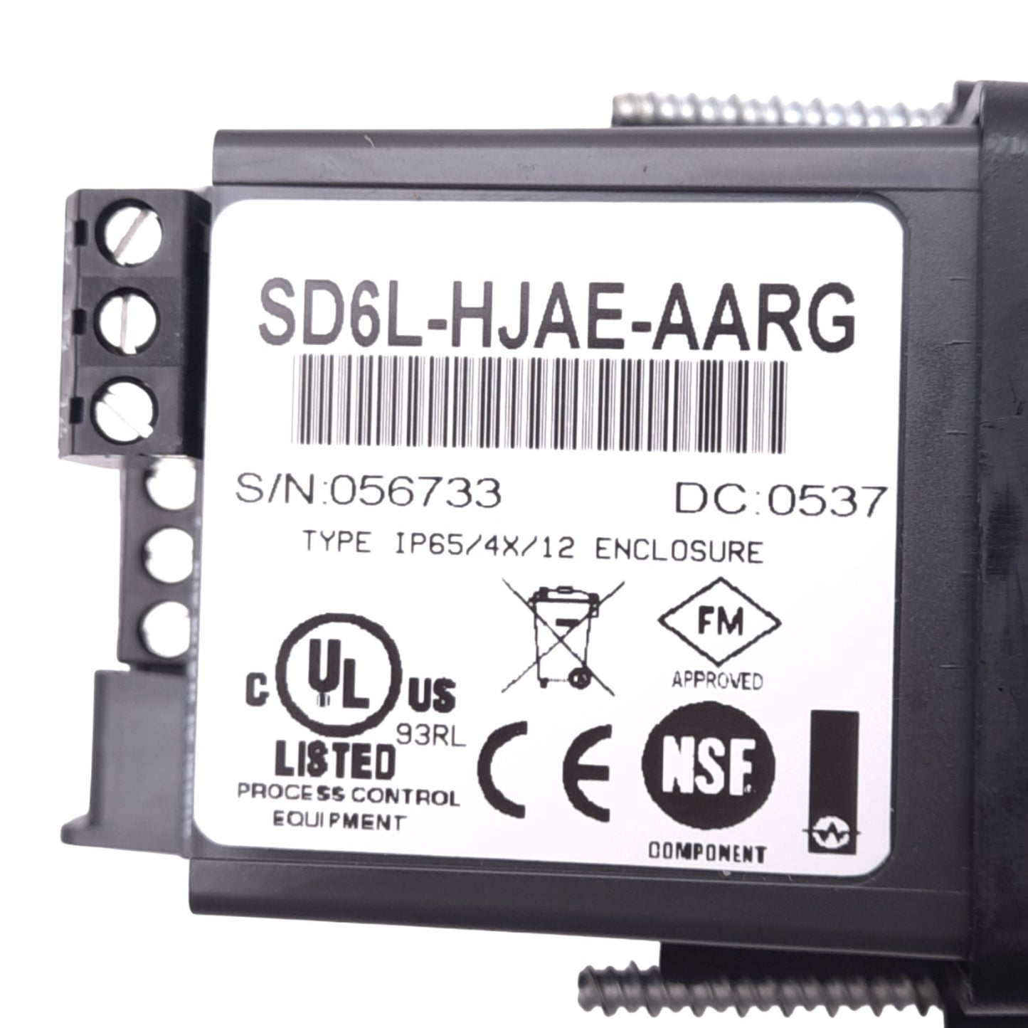 New Watlow SD6L-HJAE-AARG Temperature Controller, 2A/5A Out, 100-240VAC, 1/16 DIN