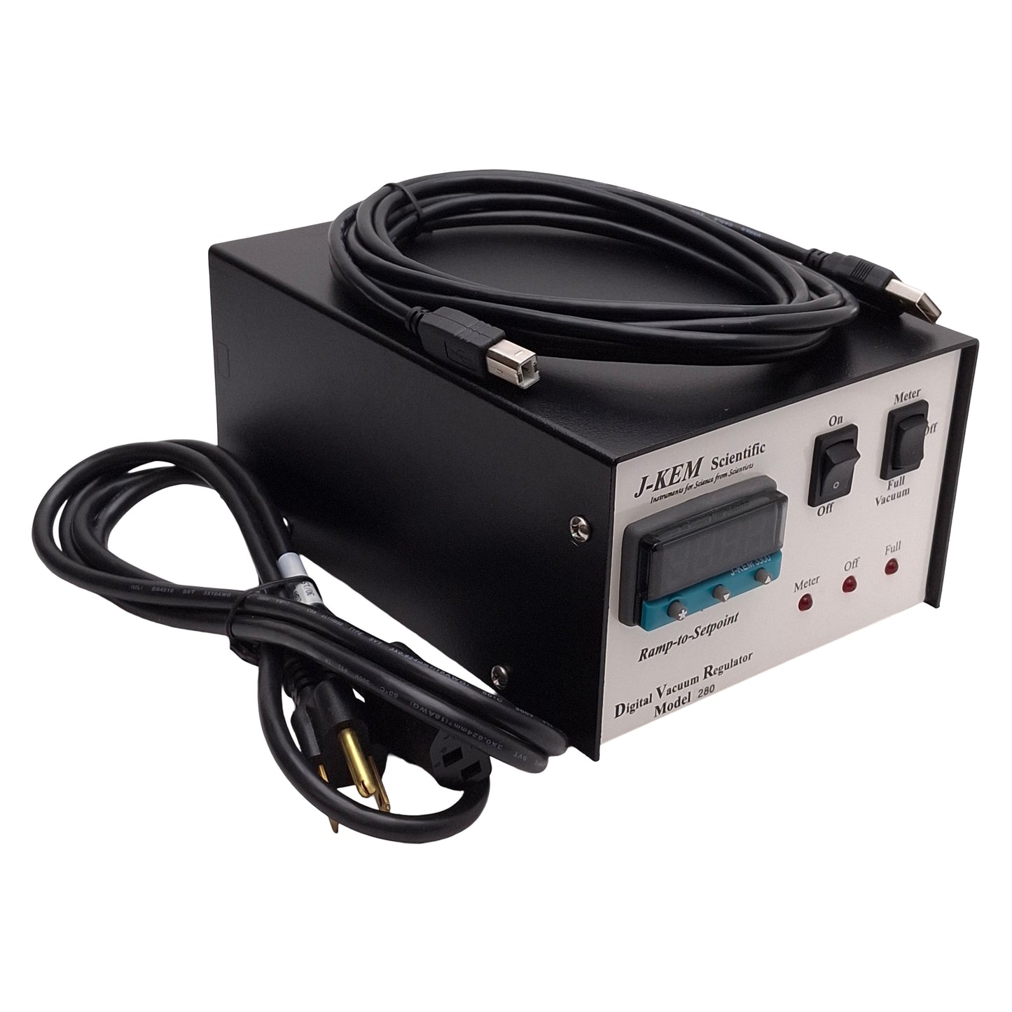 New – Open box J-Kem DVR-280 Digital Vacuum Regulator For Diaphragm Pumps, 1/8NPTM, 120VAC