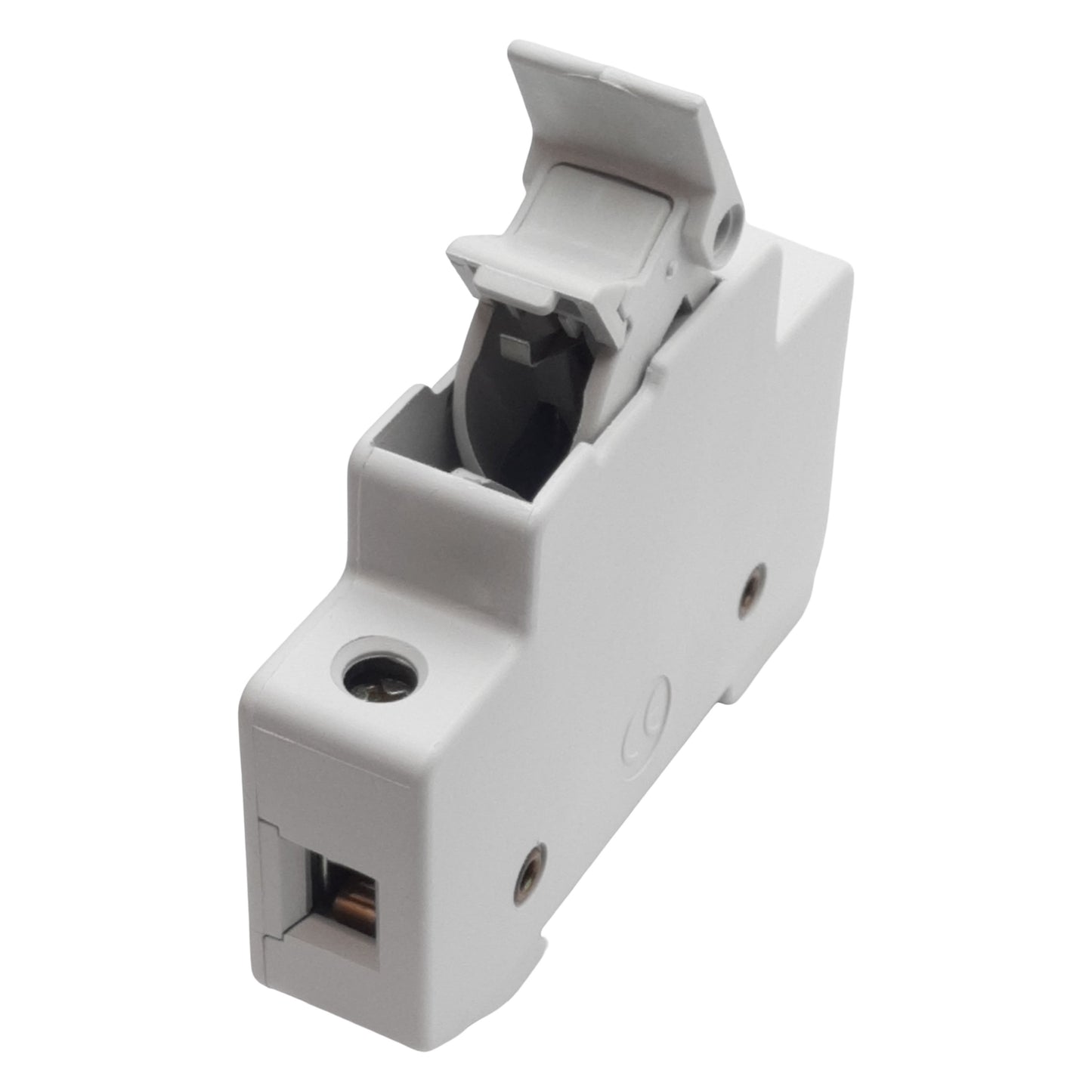 New Ferraz Shawmut USM1I-DC24 Fuse Holder, 1-Pole, 10mm x 38mm, 32A 24VDC, DIN Rail