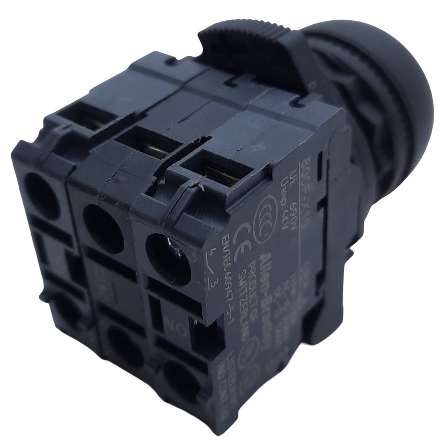 Used Allen Bradley 800FP-LFA3 Illuminated Push Button, 1NO-1NC, ø22.5mm, 10A 600V AC