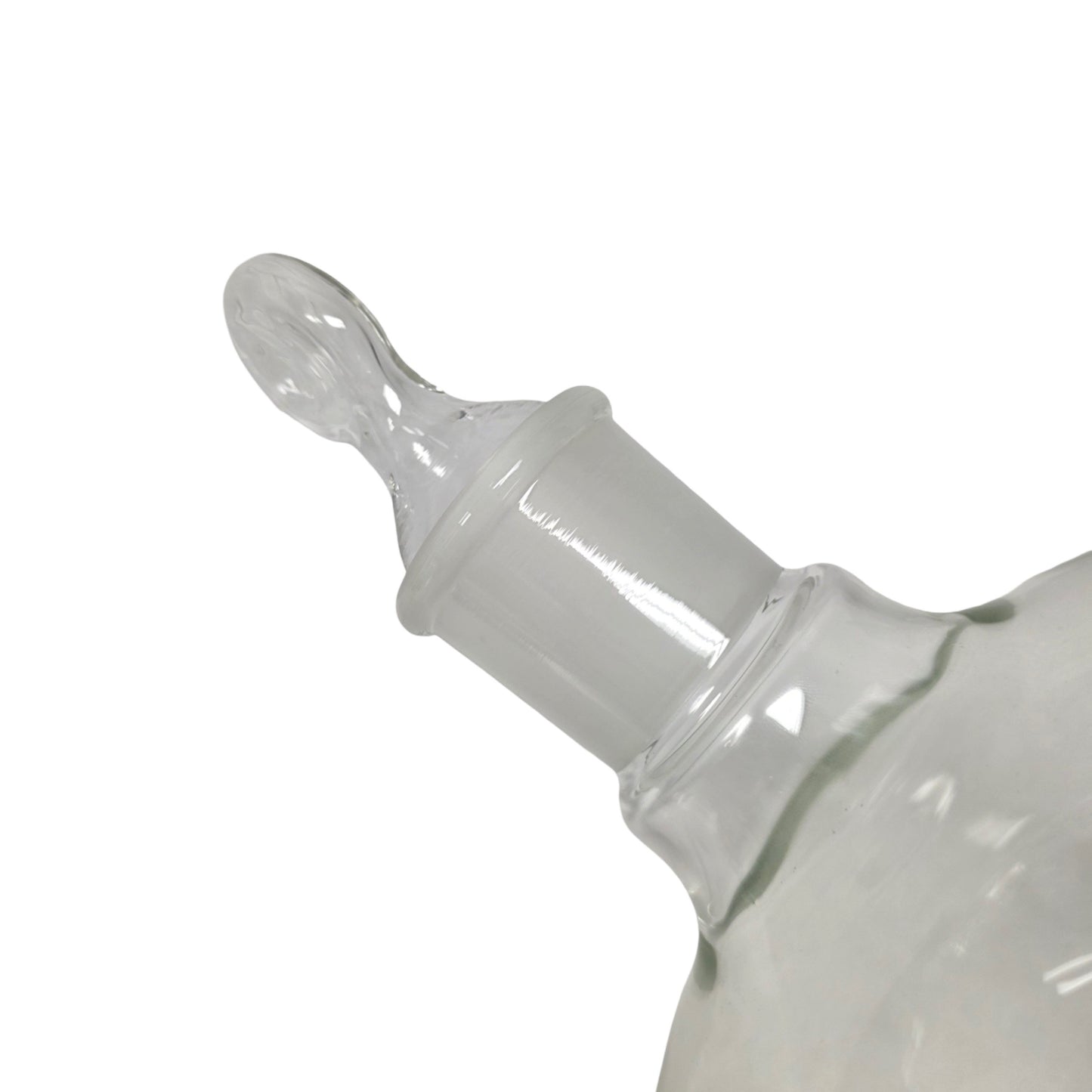 New – Open box Chemglass CG-1739-06 Globe Shaped Separatory Funnel 12L, 45/50 Neck, 10mm Stpk