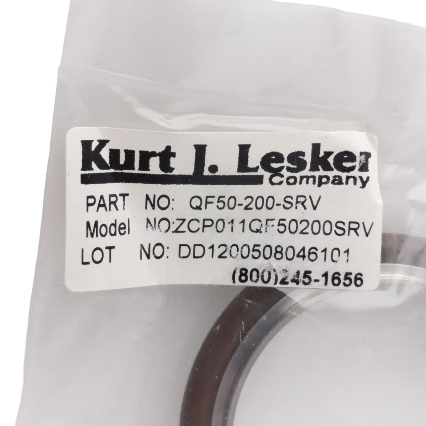 New Lot of 2 Kurt J Lesker QF50-200-SRV Centering Rings, KF50 Flange, 1.945in ID