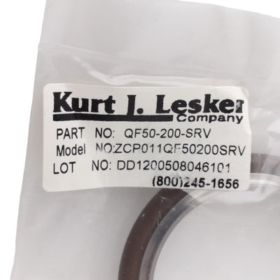 New Lot of 2 Kurt J Lesker QF50-200-SRV Centering Rings, KF50 Flange, 1.945in ID