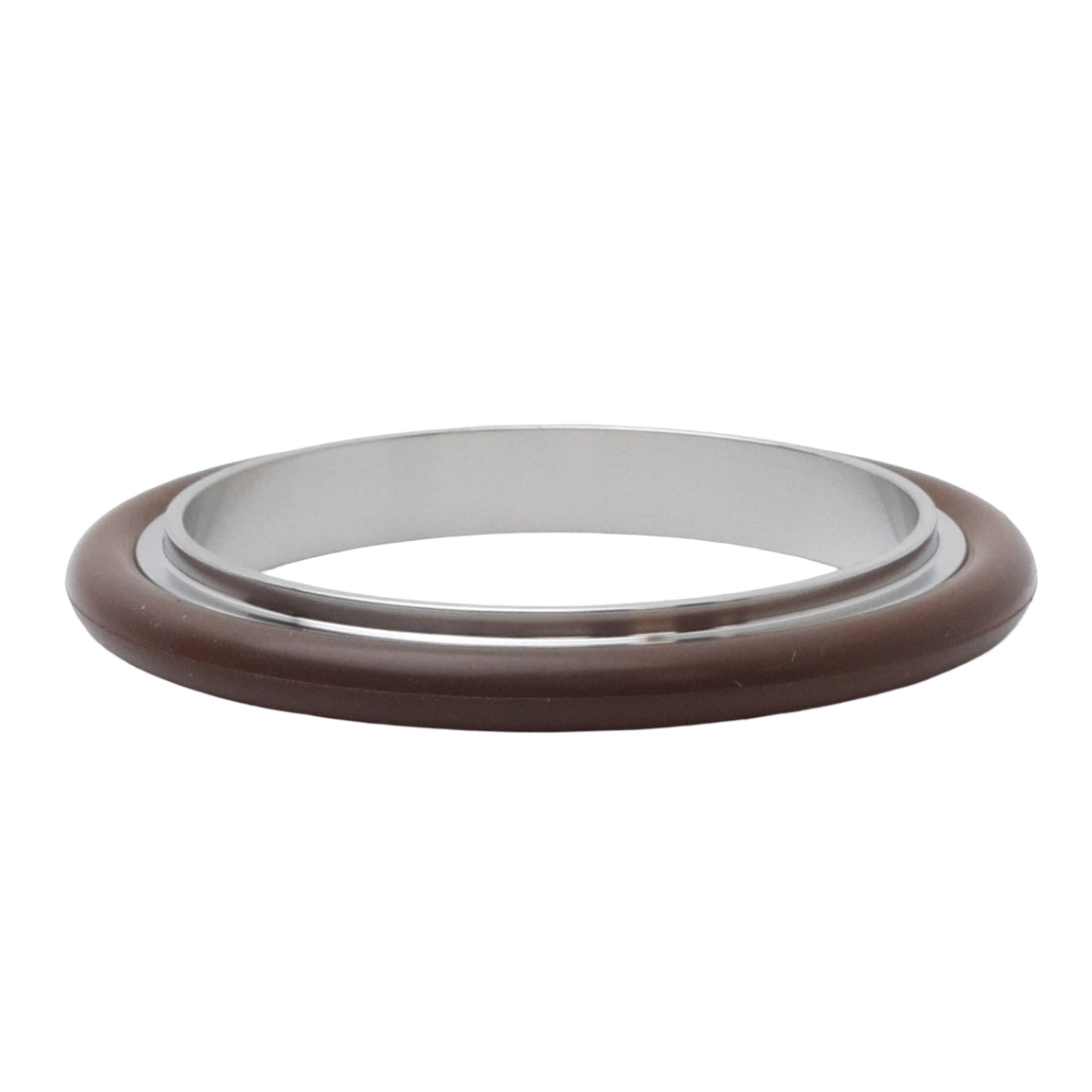 New Lot of 2 Kurt J Lesker QF50-200-SRV Centering Rings, KF50 Flange, 1.945in ID