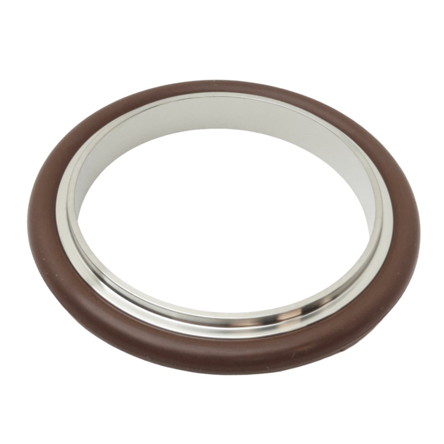 New Lot of 2 Kurt J Lesker QF50-200-SRV Centering Rings, KF50 Flange, 1.945in ID