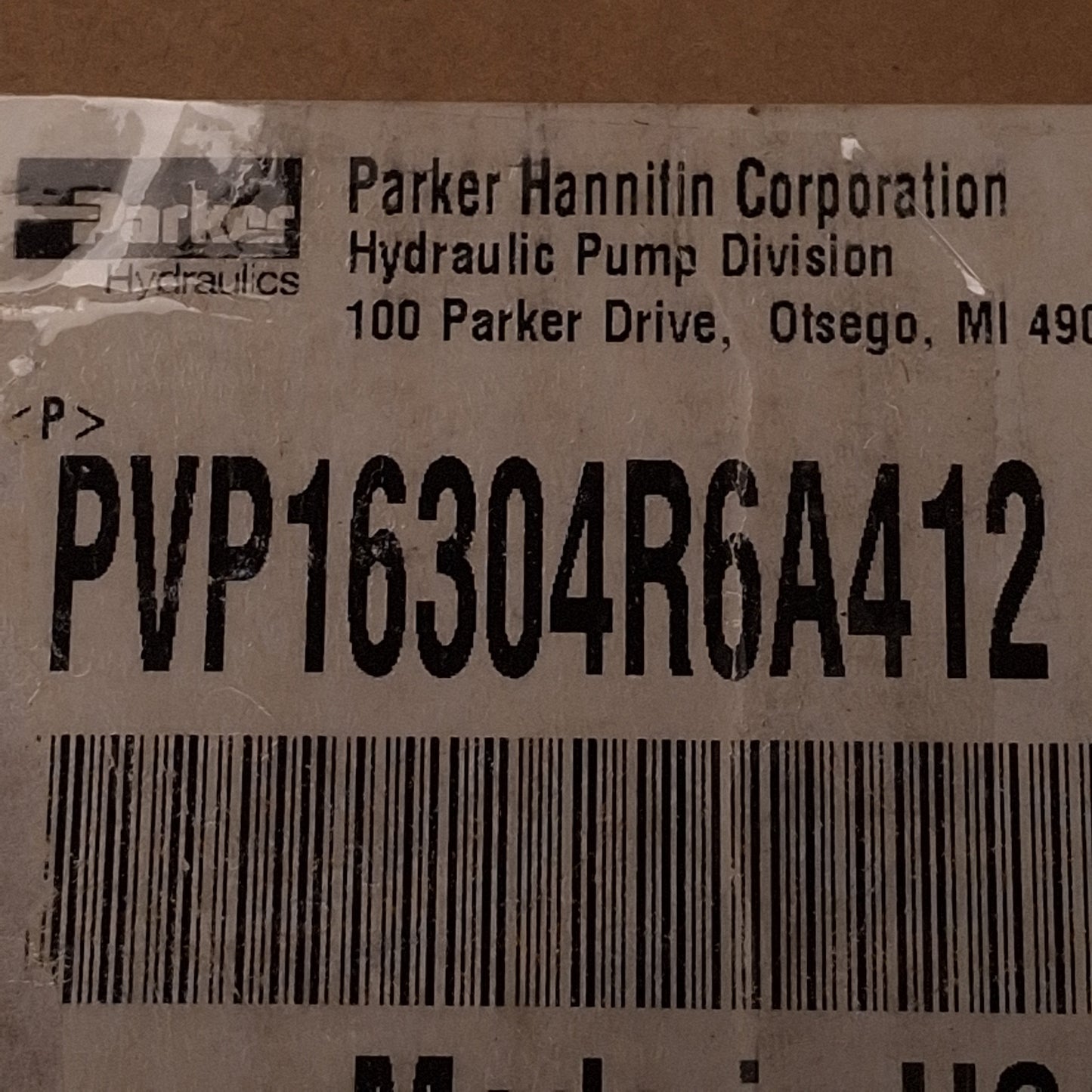 New Parker PVP16304R6A412 Hydraulic Piston Pump, 16cm³/rev, 3000psi, SAE A 2-Bolt