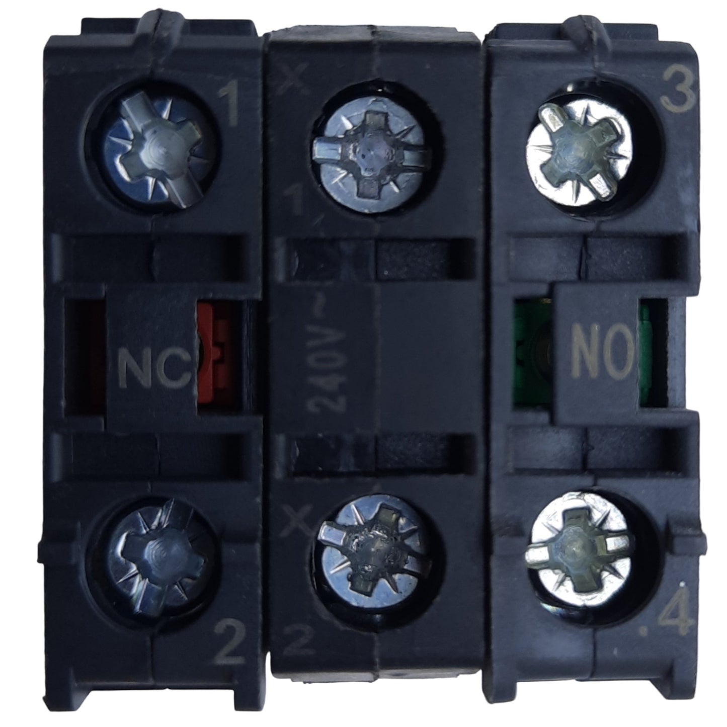 Used Allen Bradley 800FP-LE3 Push Button, 1NO-1NC, ø22.5mm, 10A 600V AC, 24V LED