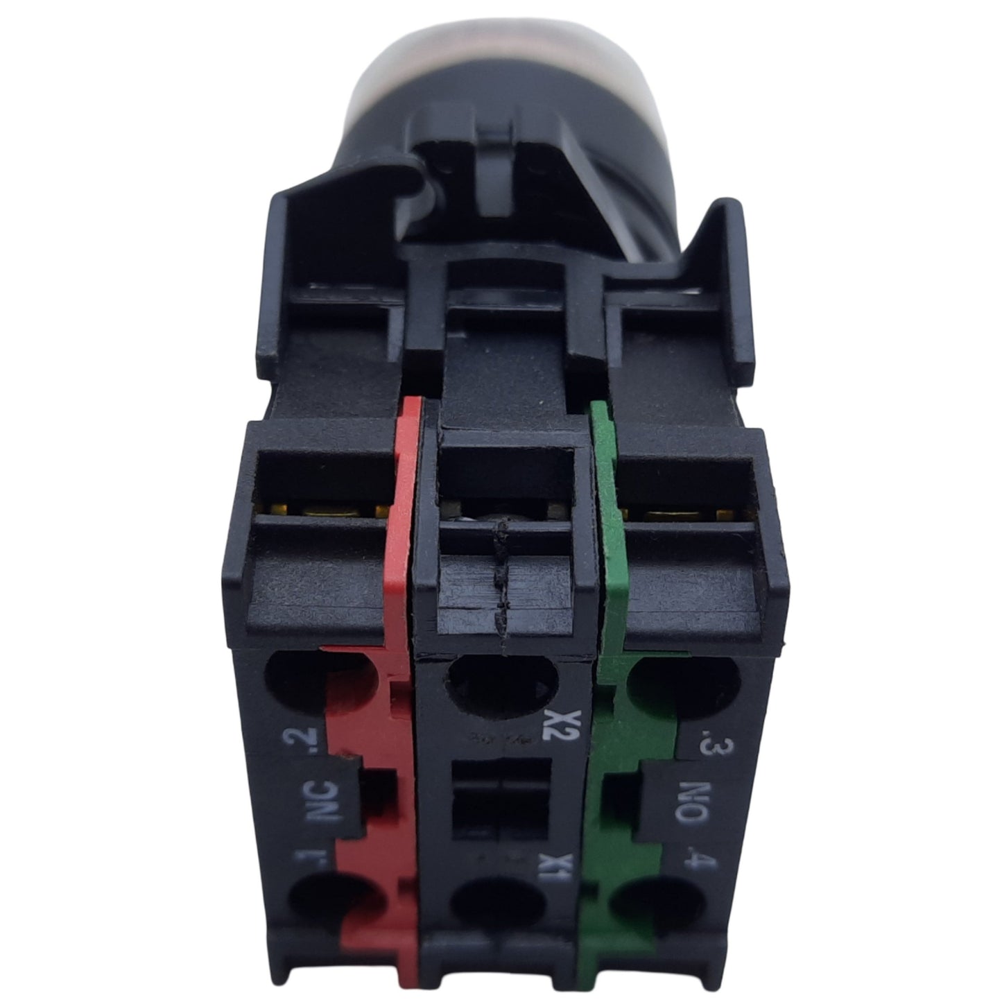 Used Allen Bradley 800EP-LFA4 Push Button, 1NO-1NC, ø22.5mm, 10A 600V AC, 250V AC LED