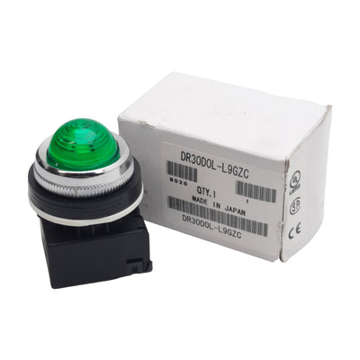 New Fuji Electric DR30D0L-L9GZC LED Indicating Light, Green, 115-127VAC, 30mm