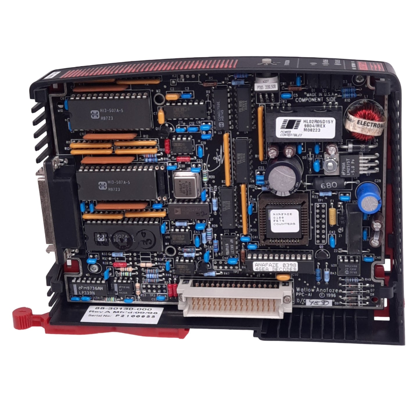 Used Watlow PPC-2021 Anafaze Analog Input Module for PPC PLC, 16-Channel, DIN Rail