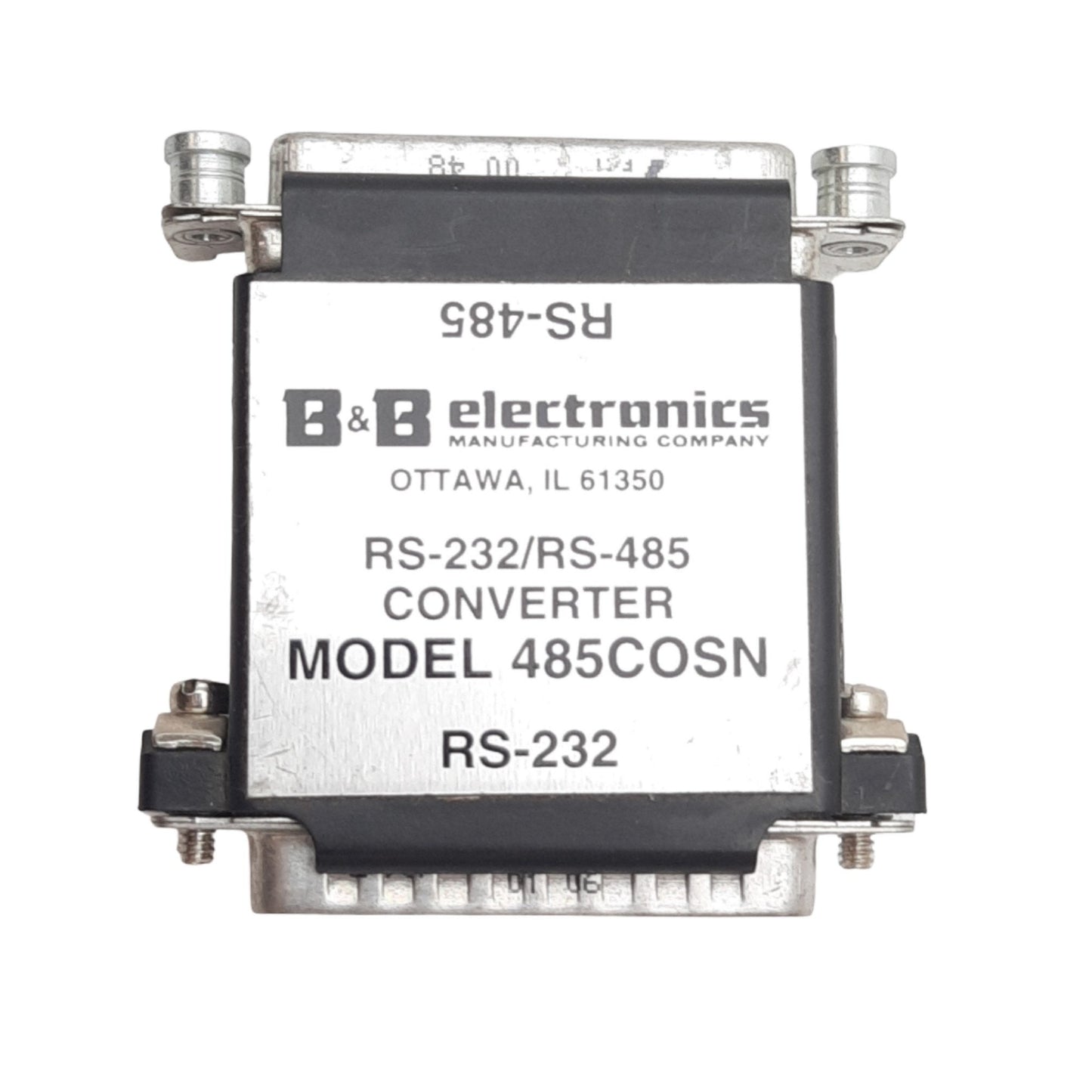 Used B&B Electronics 485COSN RS-232 To RS-485 Serial Converter 12VDC, 240kbps