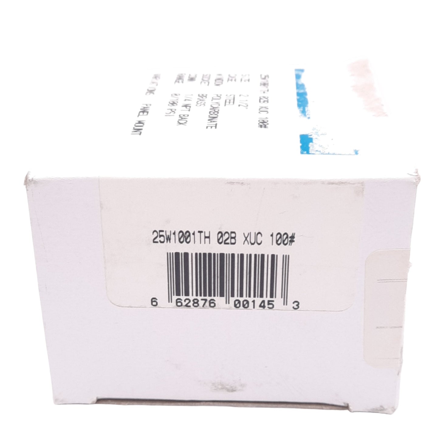 New Ashcroft 25W1001TH02BXUC100# Pneumatic Pressure Gauge, 0-100psi, 2-1/2", 1/4"NPT