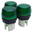 Used Lot of 3 Allen Bradley 800EP-PL3 Pilot Light Operator, Round Green Lens, ø22.5mm