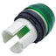 Used Lot of 3 Allen Bradley 800EP-PL3 Pilot Light Operator, Round Green Lens, ø22.5mm
