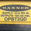 Used Banner Engineering OPBT2QD Omni-Beam Power Block 4-Pin Mini QD, 10-30VAC