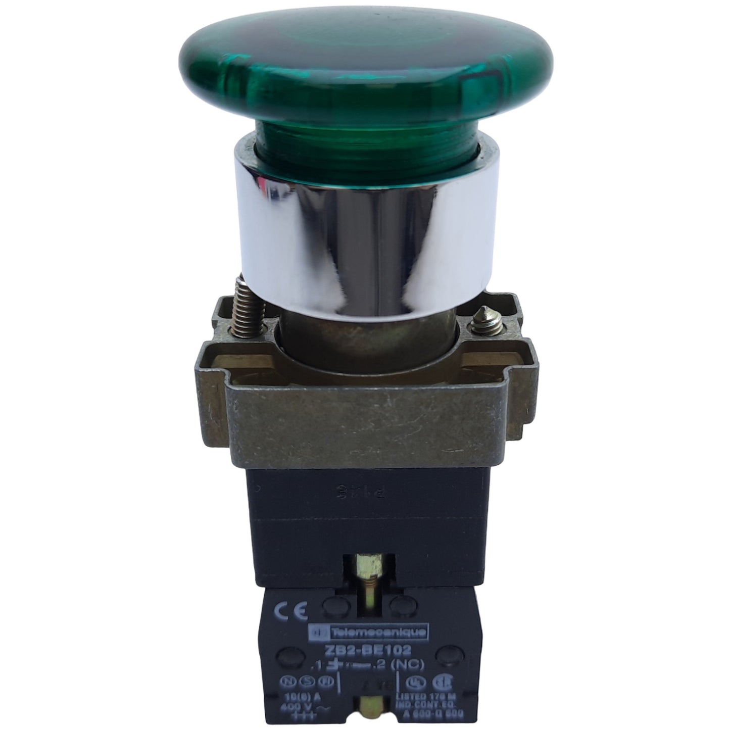 Used Telemecanique Z-BW06 Illuminated Push Button ø40mm 1NO-1NC, 10A 600VAC, 400V LED