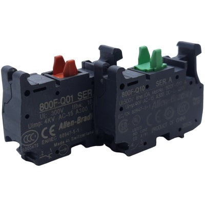 Used Allen Bradley 800FP-F5 Pushbutton Momentary, 1NO-1NC, ø22mm, 10A 300V AC