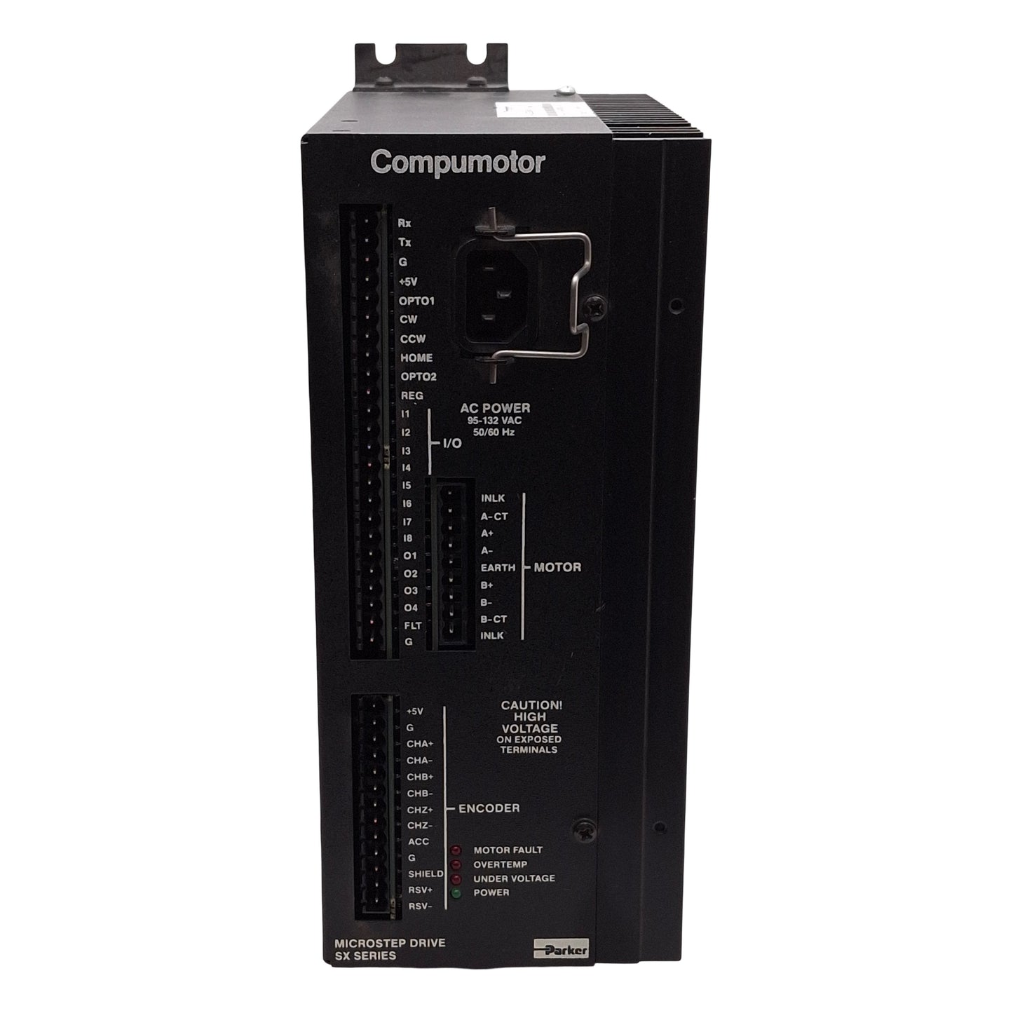 Used Parker SX6-DRIVE Compumotor Microstep Drive, 1-Axis, RS-232, 8A, 95-132VAC Input