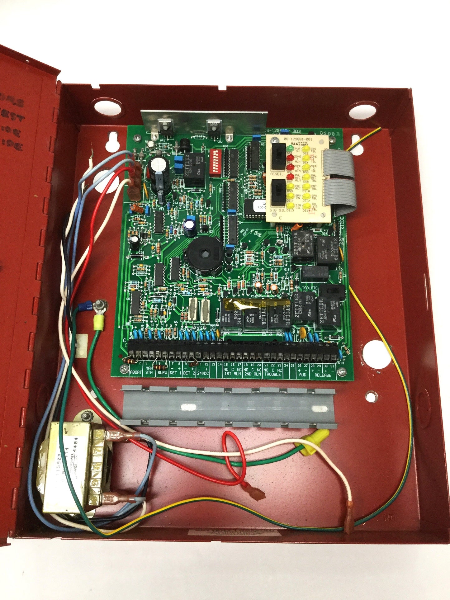 Used Kidde Fenwal 84-232000-102 Scorpio Fire Suppression Control Panel *Missing Key*