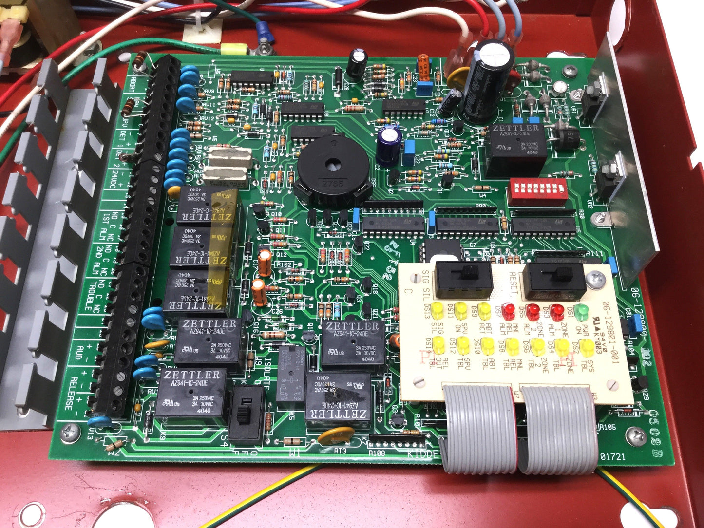 Used Kidde Fenwal 84-232000-102 Scorpio Fire Suppression Control Panel *Missing Key*