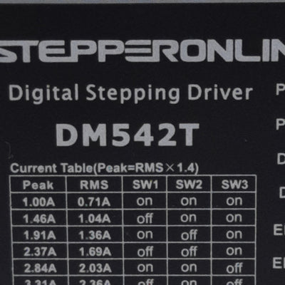 New Stepper Online DM542T Digital Stepping Driver, 4.2A, 0-200KHz, 20-50VDC In