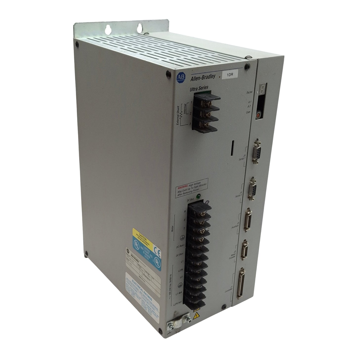 Used Allen Bradley 1398-DDM-075 Ultra Series Servo Drive, 75A, 120/240VAC, 0-400Hz