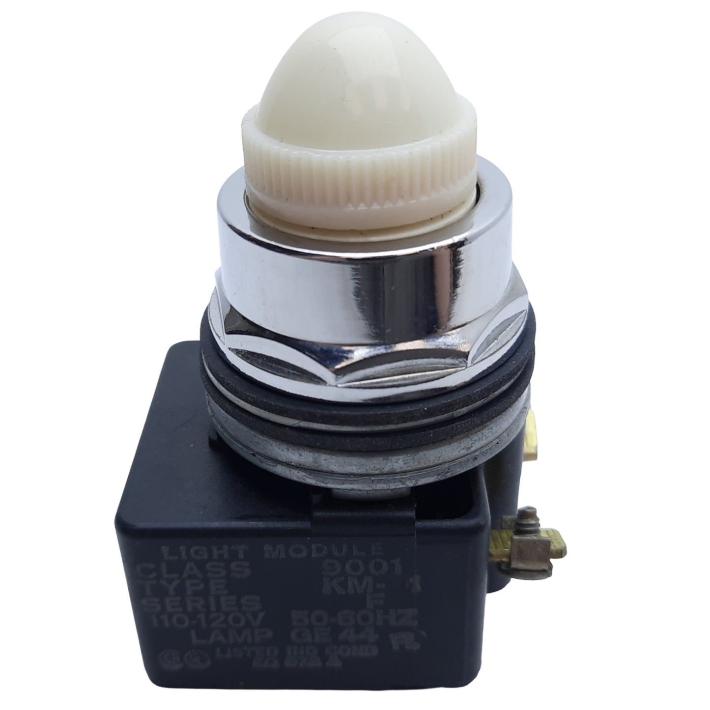 Used Square D 9001KM1-KP1Y9 Harmony Push Button Momentary ø30mm 110-120V AC *No Bulb*